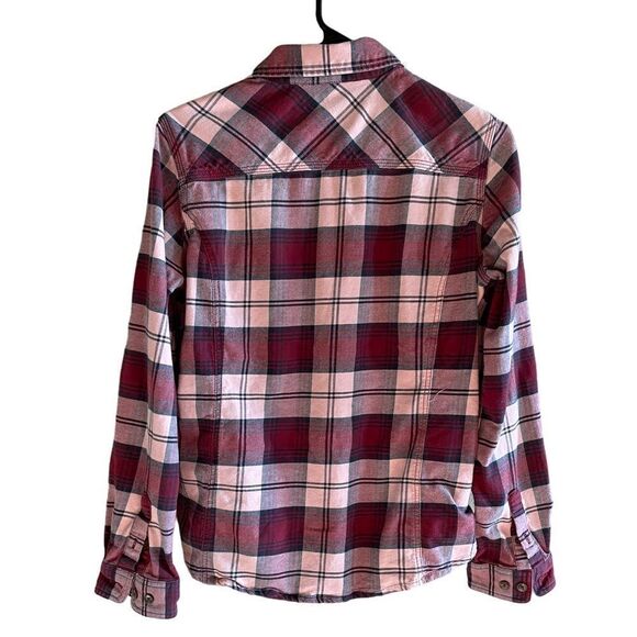 CARHARTT Long Sleeve Button Down Flannel Women's Size Medium - Picture 2 of 5